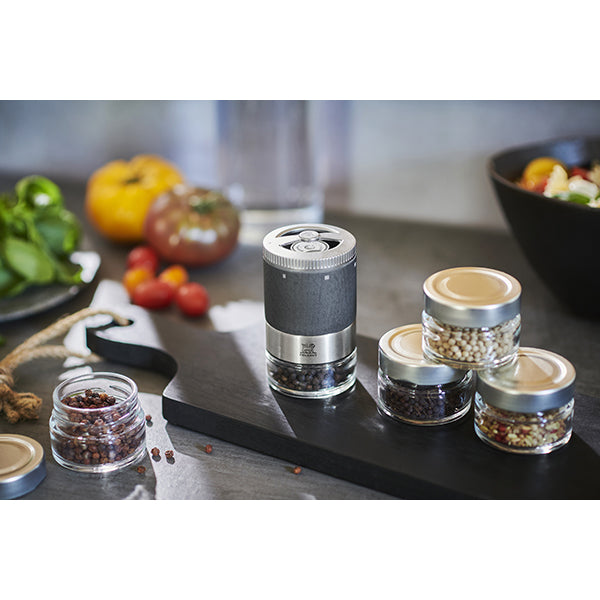 Coffret moulin à poivre Maestro à réservoirs interchangeables et 3 poivres Peugeot - Mathon - 2