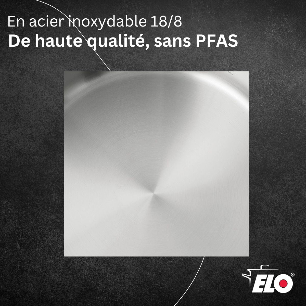 Sauteuse 20 cm en acier inoxydable 18/8  Profi Cuisine Elo - Mathon - 5