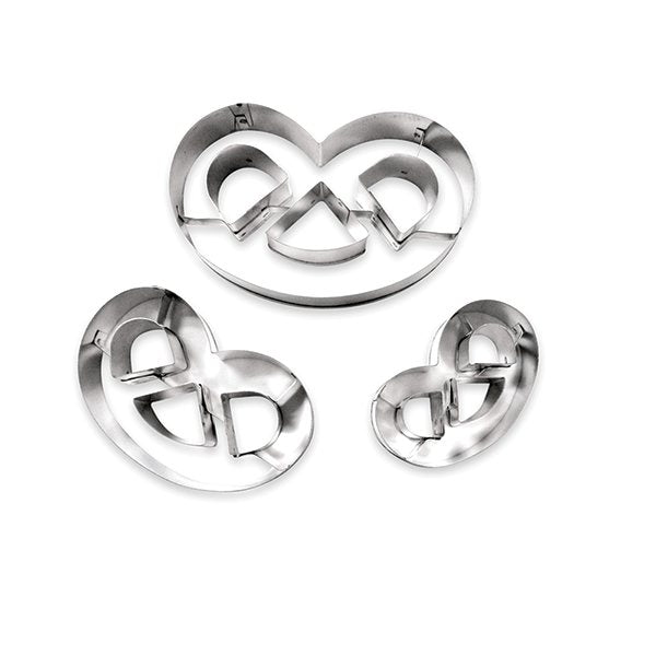 Set de 3 emporte-pièces Bretzel Patisse - Mathon - 3