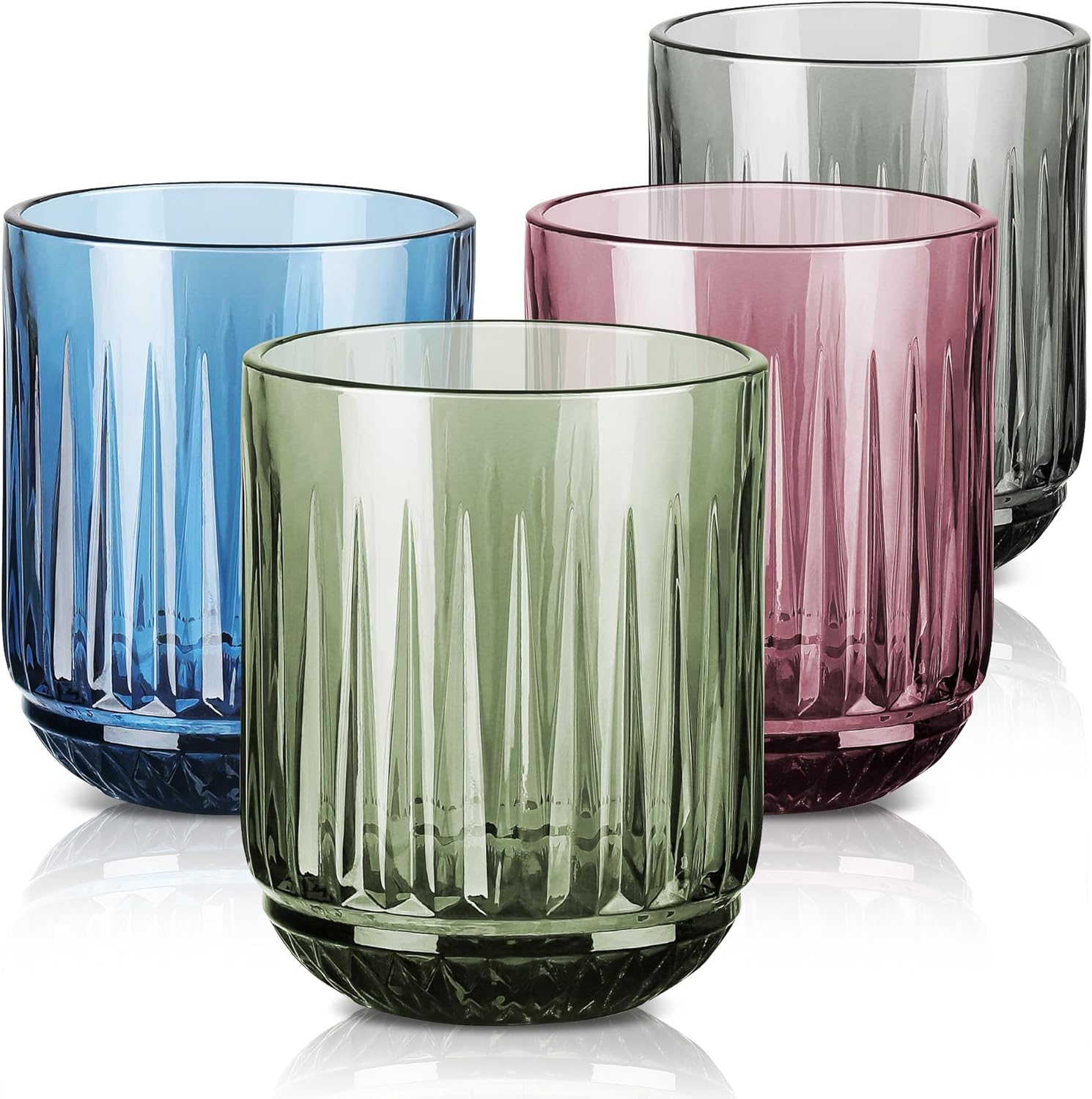 Set de 6 Verres Tumbler Origami – Verre Épais Vintage Vendos85 - Mathon
