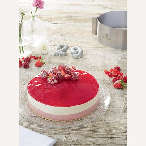 Cercle à gâteau extensible en inox 15,5 à 30 cm Mathon - Mathon - 2