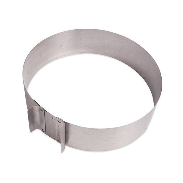 Cercle à gâteau extensible en inox 15,5 à 30 cm Mathon - Mathon - 4