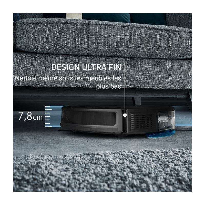 X-plorer Serie 65 Robot Aspirateur Laveur, Technologie Laser, Nettoyage Méthodique, Design Ultra Fin Rr8l65wh Rowenta - Mathon - 5