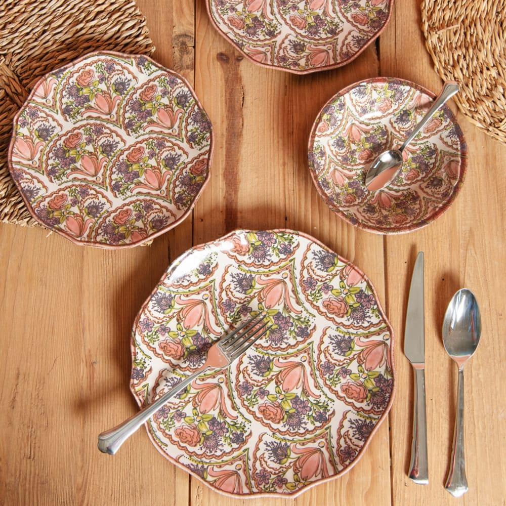 Assiette plate Jaipur 27 cm (lot de 6) Table passion - Mathon - 3