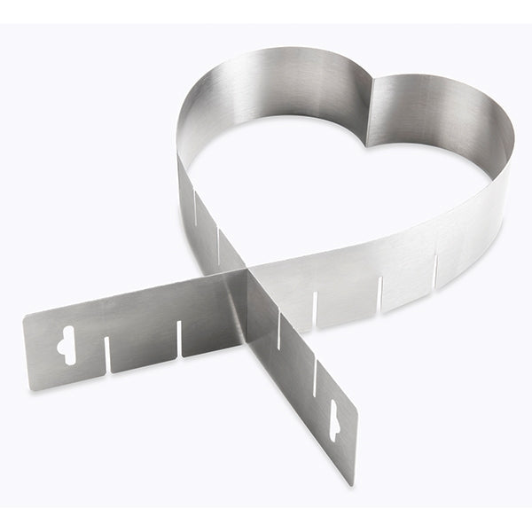 Cadre extensible coeur en inox 14 -26 cm Mathon - Mathon - 3