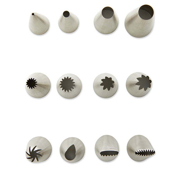 Lot coffret 12 douilles inox et 24 poches pâtissières  Mathon - Mathon - 2