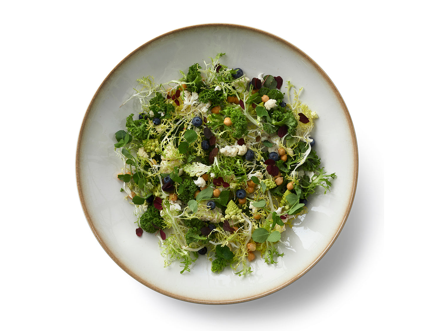 Plat de service rond GASTRO 40cm en grès émaillé Crème/Crème Bitz - Mathon - 3