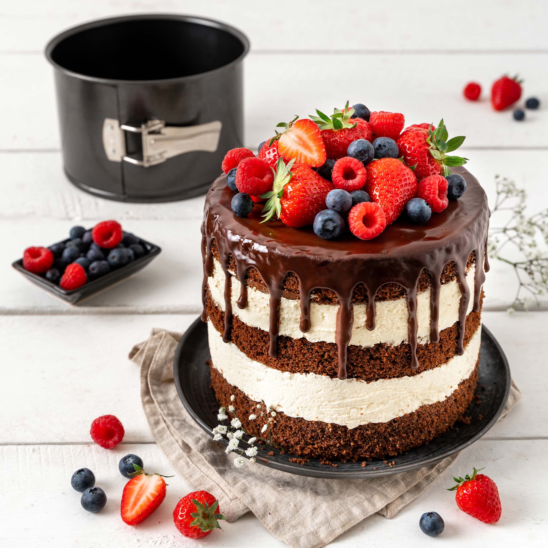 Moule à panettone à charnière 18 cm Zenker Black Metallic Zenker - Mathon - 3