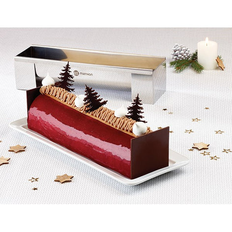 Gouttière à bûche démontable en inox 30 cm Mathon - Mathon - 1
