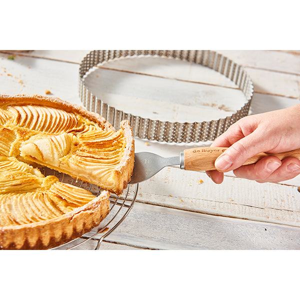 Cercle à tarte perforé cannelé acier inoxydable 20 cm De Buyer - Mathon - 2