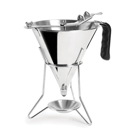 Entonnoir piston 2 L en inox Lacor - Mathon - 1