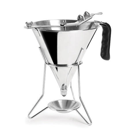 Entonnoir piston 2 L en inox Lacor - Mathon - 1