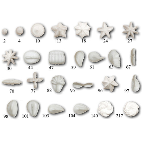 Coffret 26 mini-douilles fines inox spéciales décor De Buyer - Mathon - 1
