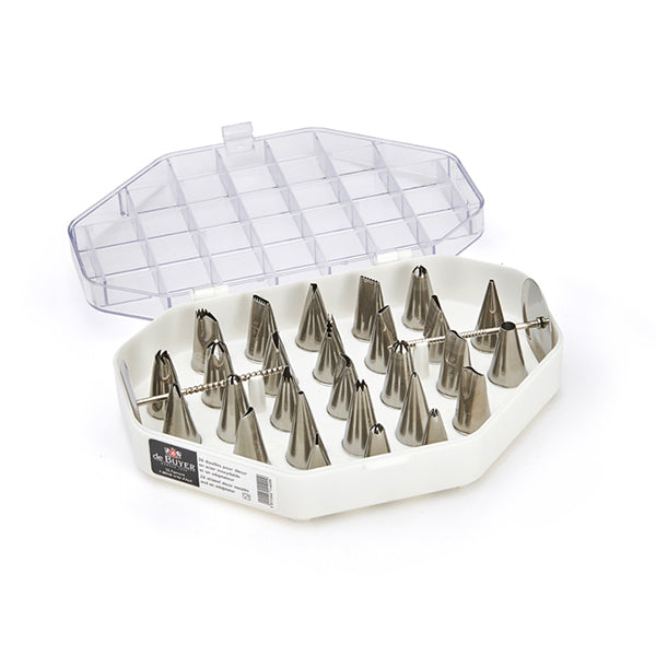 Coffret 26 mini-douilles fines inox spéciales décor De Buyer - Mathon - 2