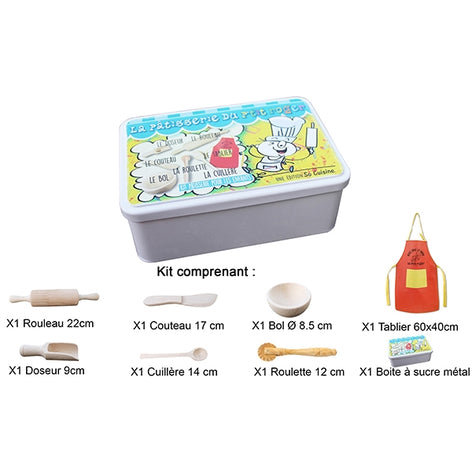 Kit pâtisserie 8 pièces pour enfants Roger Orfèvre - Mathon - 1
