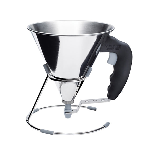 Entonnoir à piston Kwik noir De Buyer - Mathon - 1