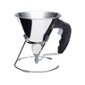 Entonnoir à piston Kwik noir De Buyer - Mathon - 1