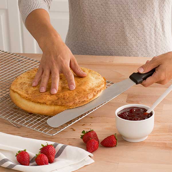 Couteau à génoise et spatule à glaçage Mathon - Mathon - 1