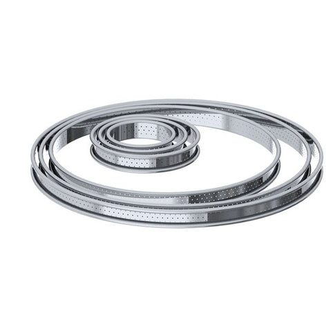 Cercle à tarte inox perforé 26 cm De Buyer - Mathon - 2