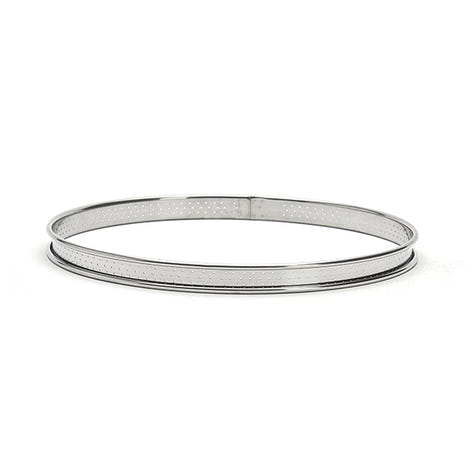 Cercle à tarte inox perforé 26 cm De Buyer - Mathon - 1
