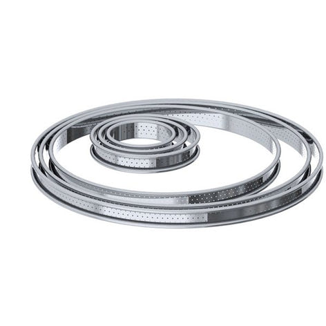 Cercle à tarte inox perforé 28 cm De Buyer - Mathon - 2