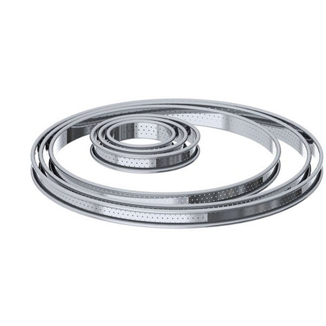 Cercle à tarte inox perforé 28 cm De Buyer - Mathon - 2