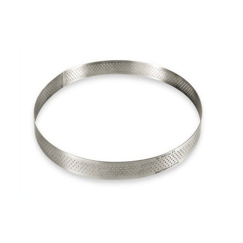 Cercle à tarte rond perforé 24,5 cm De Buyer - Mathon - 1