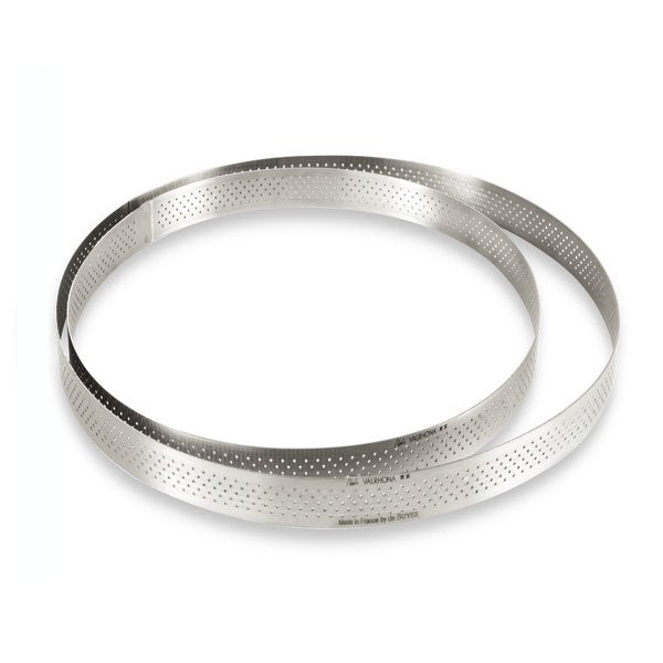 Cercle à tarte rond perforé 24,5 cm De Buyer - Mathon - 2