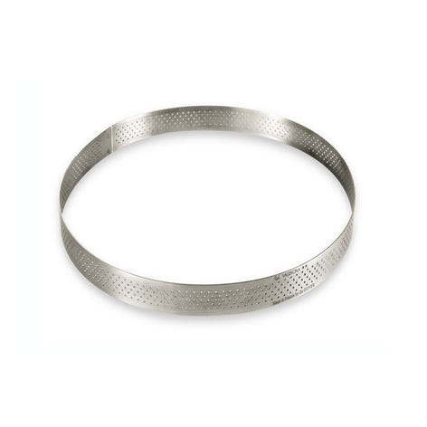 Cercle à tarte rond perforé 28,5 cm De Buyer - Mathon - 1