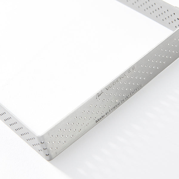 Cercle à tarte carré perforé 20 cm De Buyer - Mathon - 2