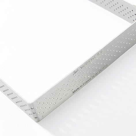 Cercle à tarte carré perforé 20 cm De Buyer - Mathon - 2