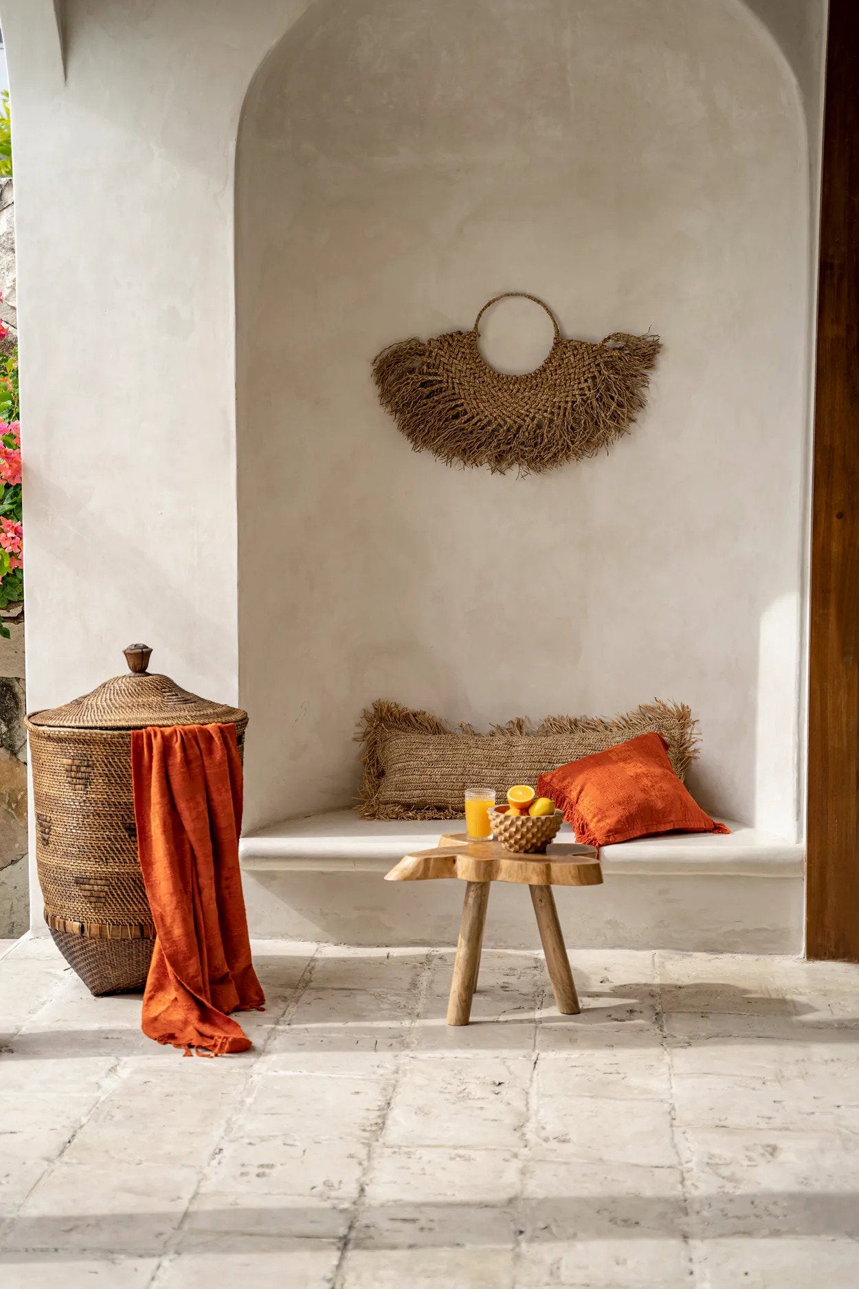 Le Panier à Linge Colonial - Brun Naturel - XL Bazar Bizar - Mathon - 5