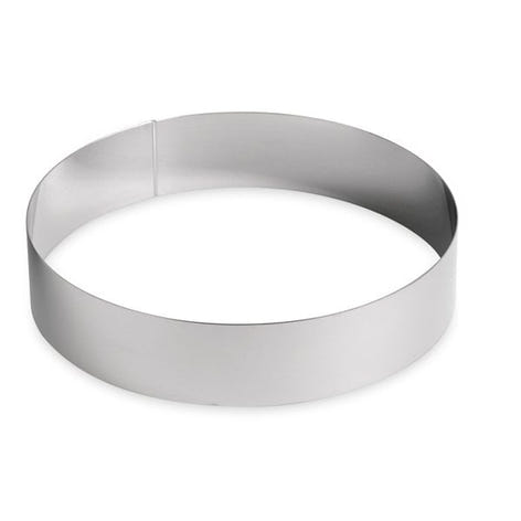 Cercle à vacherin inox 28 cm Gobel - Mathon - 1