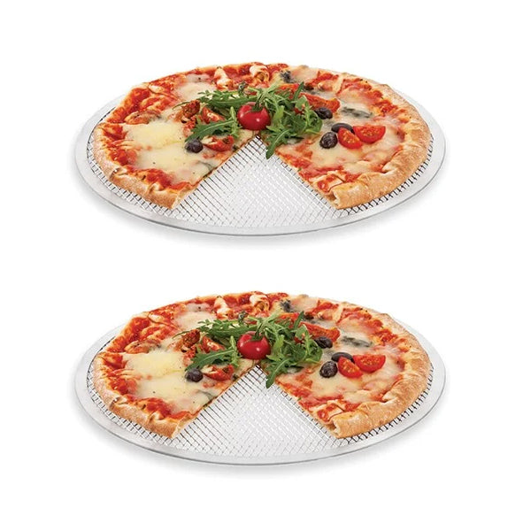 Set de 2 grilles perforées rondes pour pizza Mathon - Mathon - 1