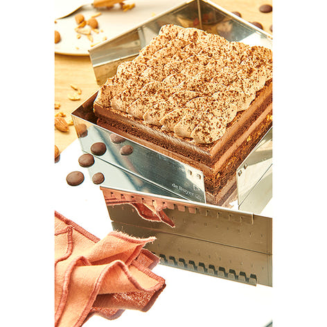 Cadre entremets carré adaptable inox 20 cm De Buyer - Mathon - 2