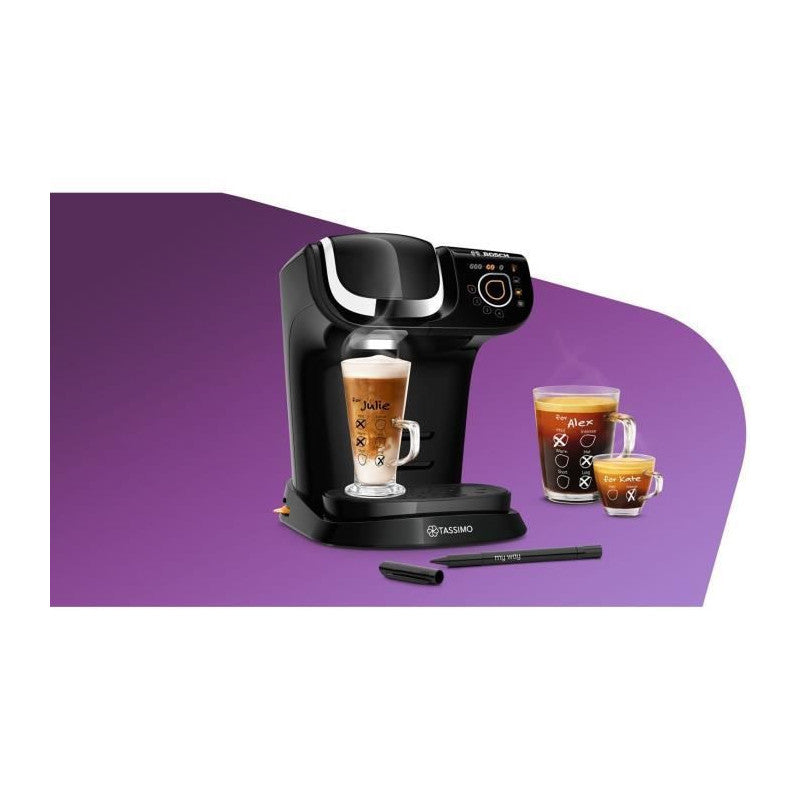 Machine A Cafe Multi-boissons -   Tassimo Tas6502 - Noir Bosch - Mathon - 3