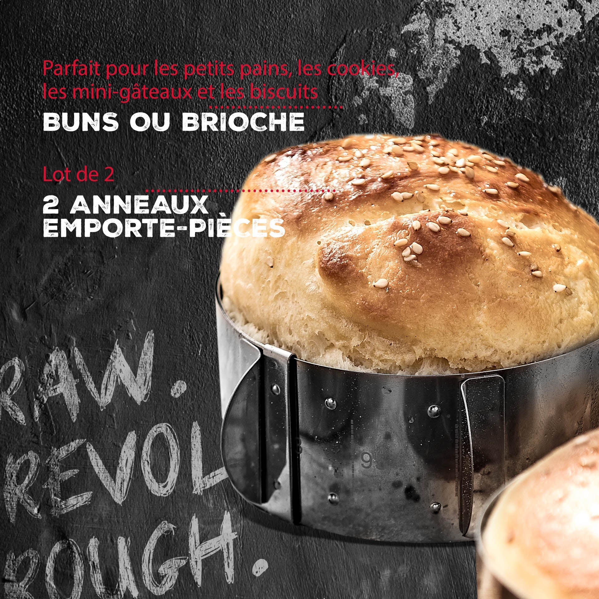 Ensemble de 2 pièces pour hamburger FM Professional - Mathon - 3