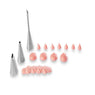 Set de 3 douilles en inox spécial déco Mathon - Mathon - 2