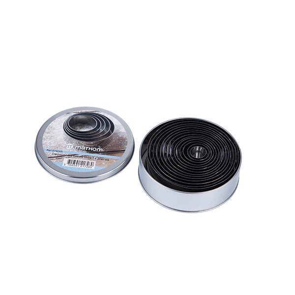 Boîte de 14 découpoirs ronds lisses en inox  2 à 11 cm Mathon - Mathon - 4
