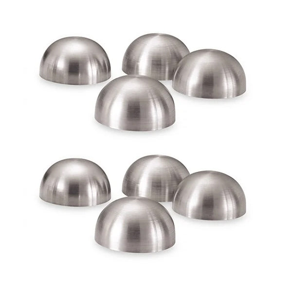 Lot de 8 moules demi-sphère en inox Mathon - Mathon - 1