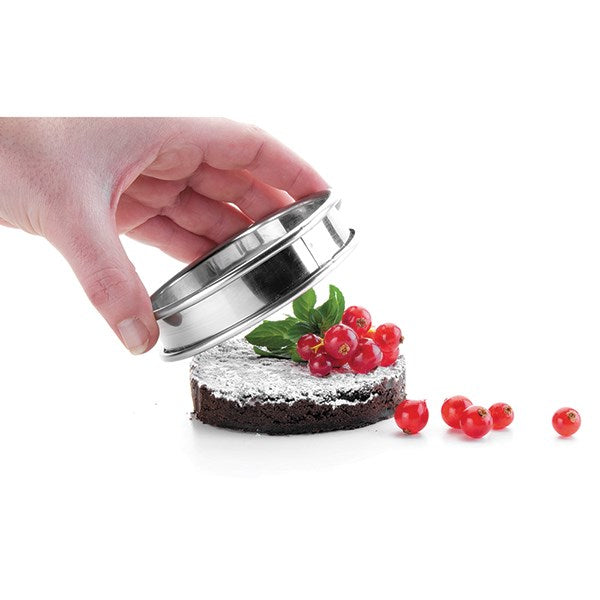 Lot de 2 cercles à tartelettes rond en inox 10 cm Lacor - Mathon - 2