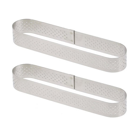 Lot de deux cercles perforé Oblong individuel De Buyer - Mathon - 1