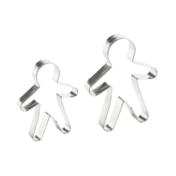 Set de 2 emporte-pièces bonhomme 14 et 17 cm Patisse - Mathon