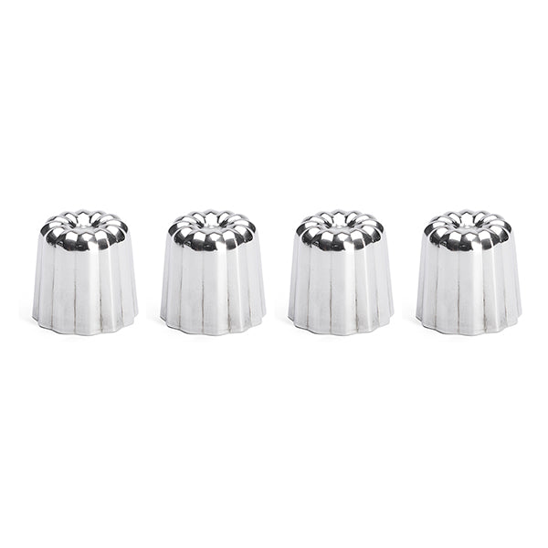 Lot 3 moules à canelés en inox Ø 5,5 cm De Buyer - Mathon - 1