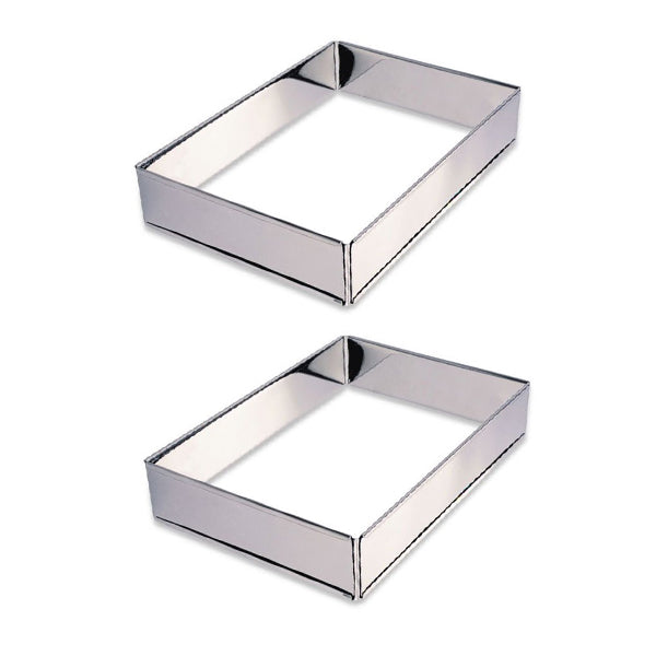 Lot 2 rectangles à gâteaux extensibles Mathon - Mathon - 1