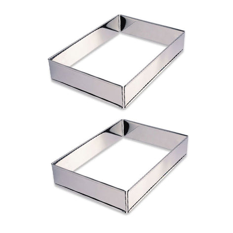Lot 2 rectangles à gâteaux extensibles Mathon - Mathon - 1