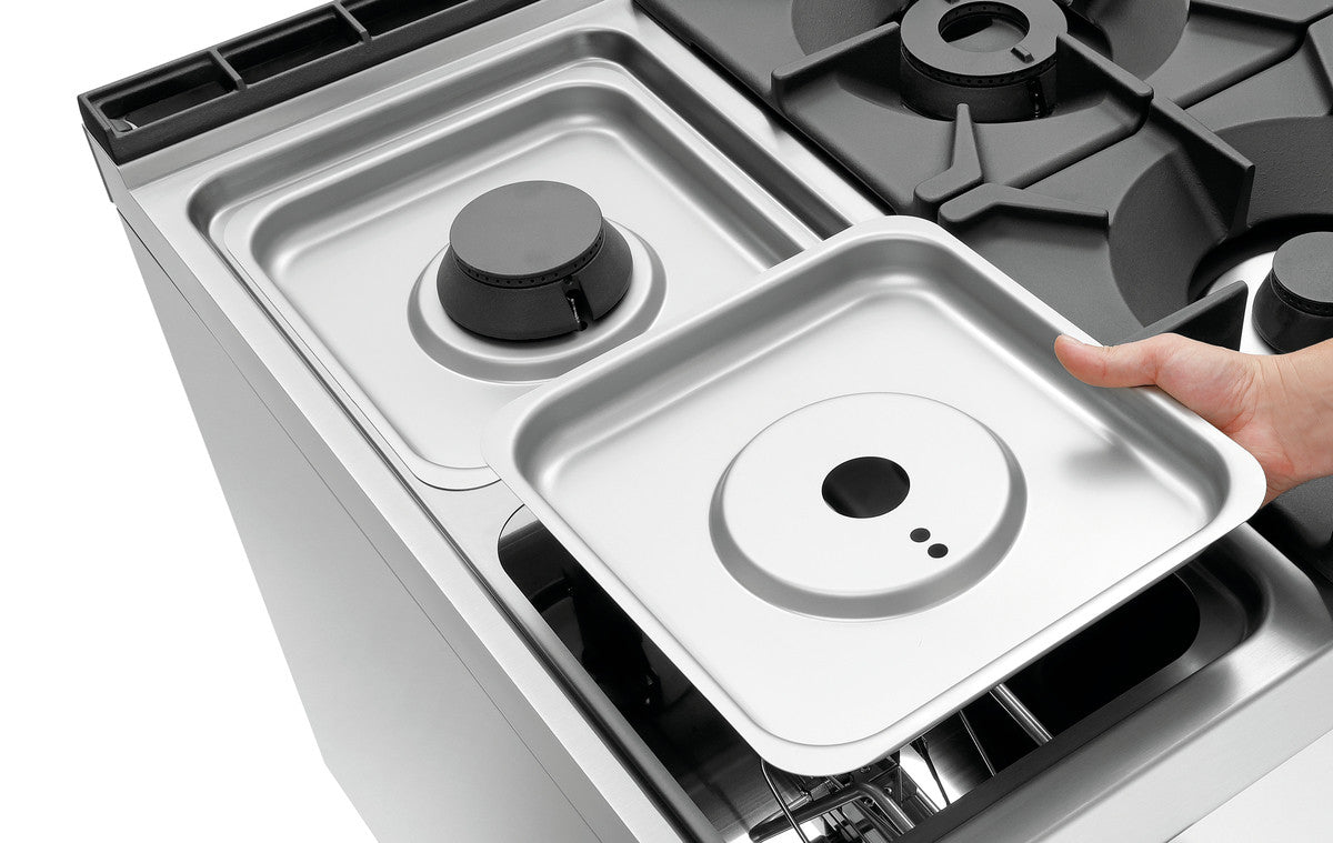 Fourneau à gaz 6 feux vifs - four à gaz GN 2/1 et armoire neutre - Bartscher - Mathon - 4