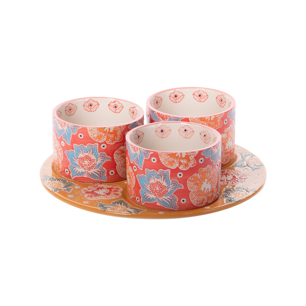 Service apéritif Zephyr 22  cm Table passion - Mathon - 1