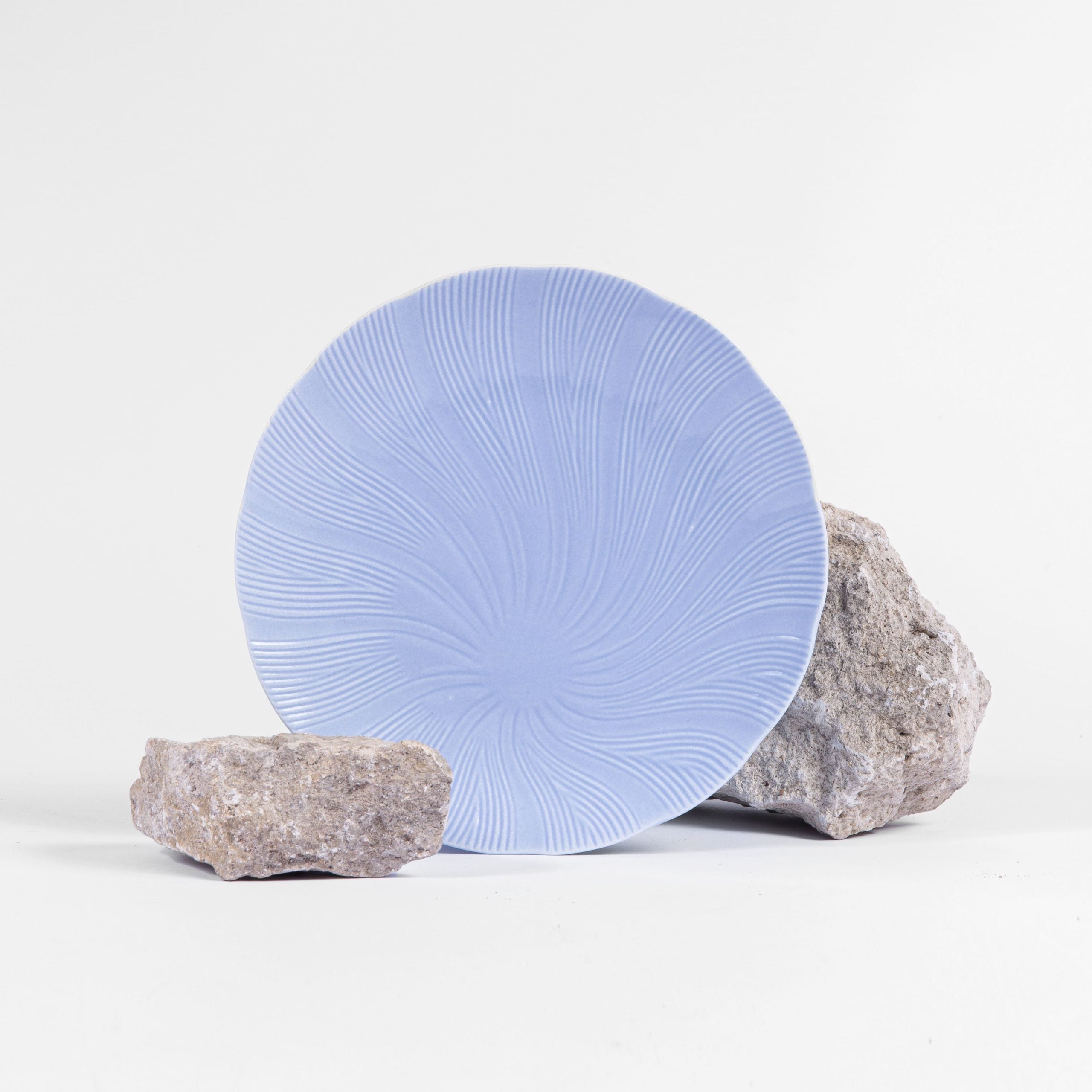 Assiette plate TAHITI Bleu (25cm) OGRE La Fabrique - Mathon - 4