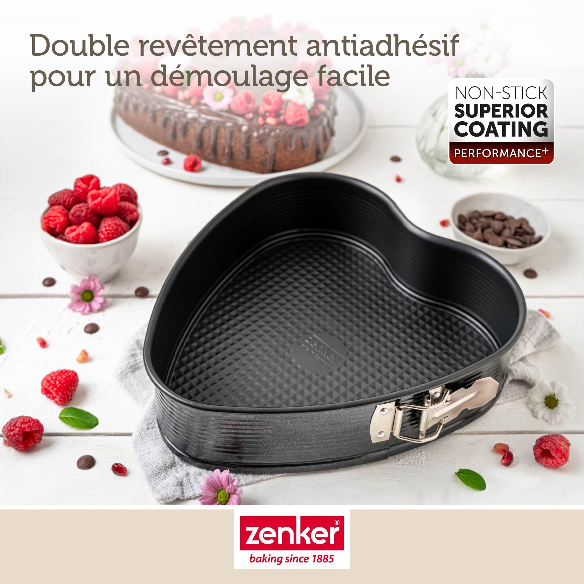 Moule à Charnière en Forme de Cœur 24 x 28 x 7 cm Zenker PerfectBack+ Zenker - Mathon - 8